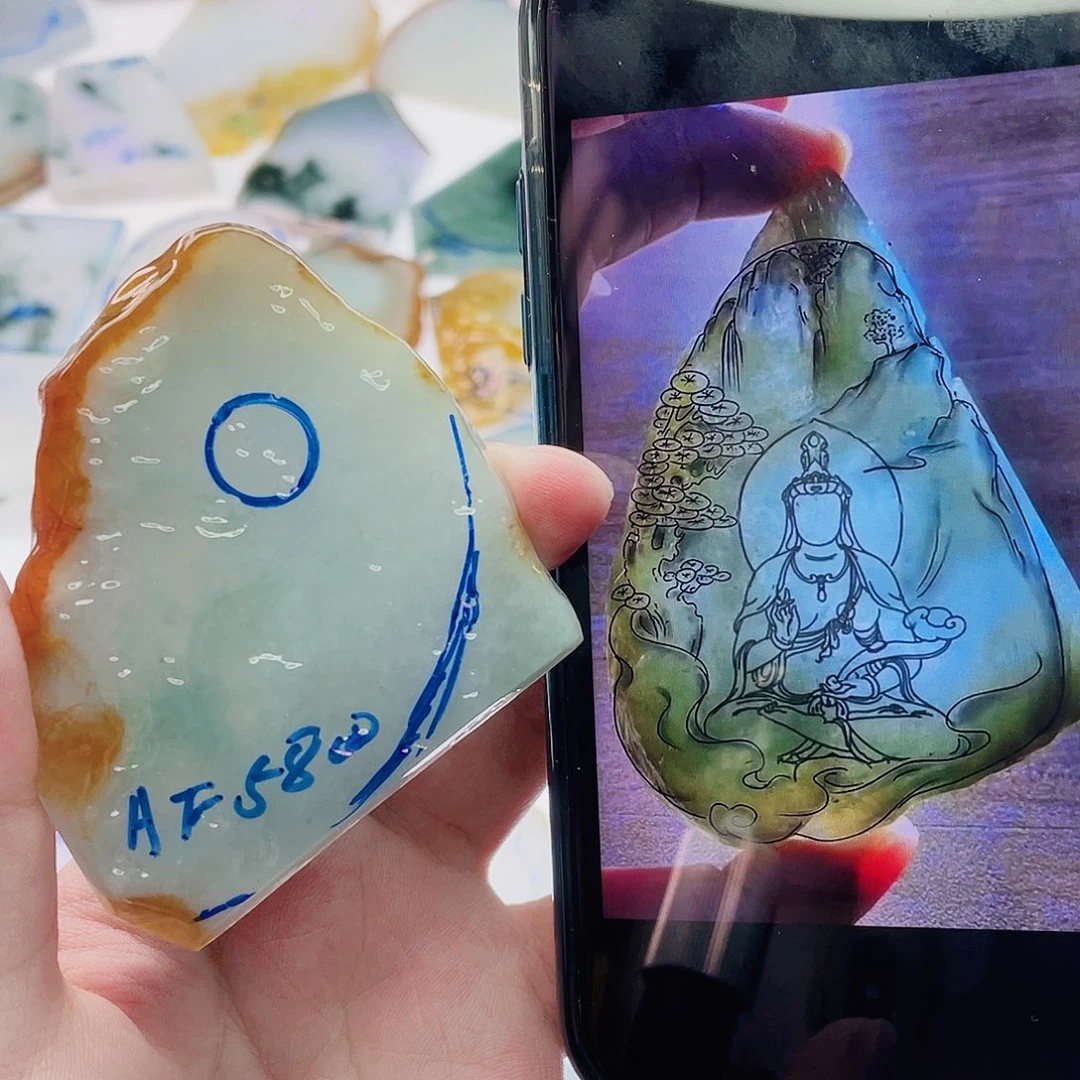 未镶嵌定制翡翠包工