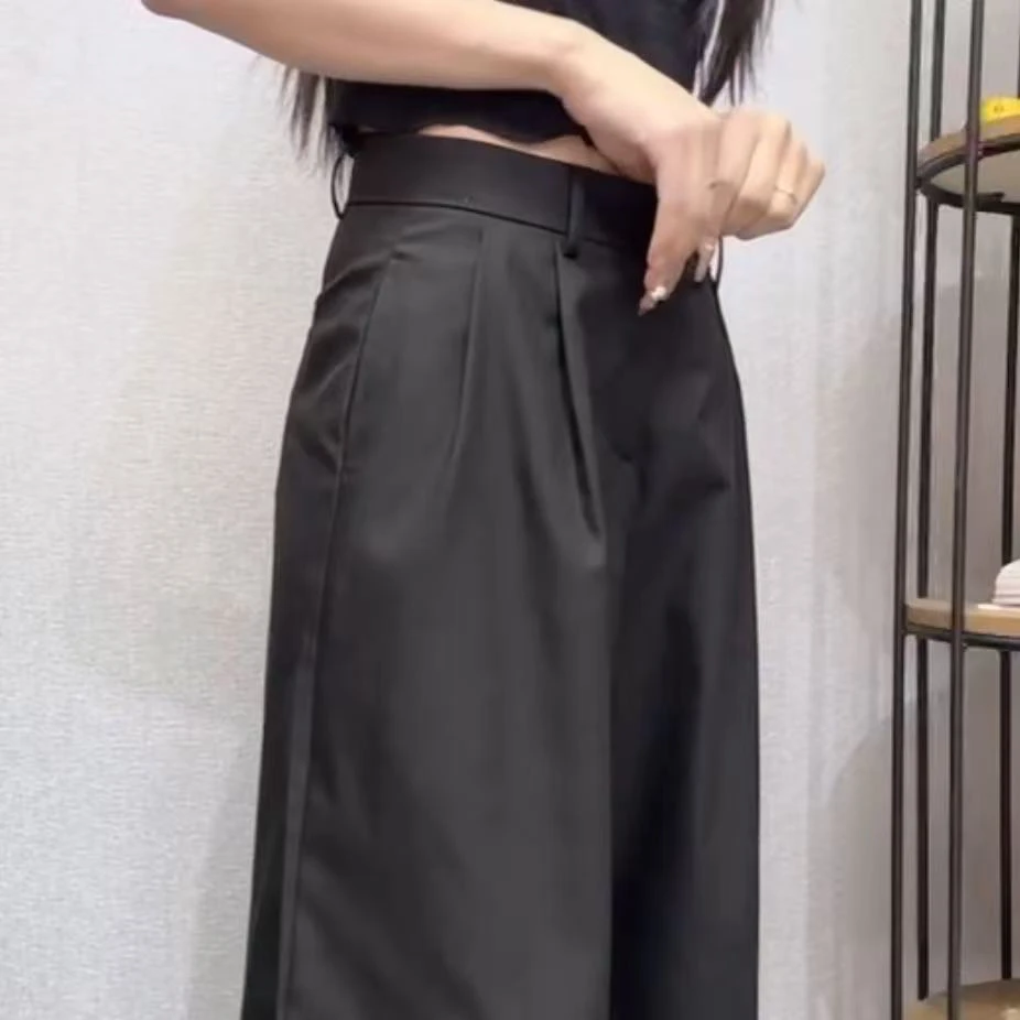 （主播自留款）新款宽松百搭9分裤女