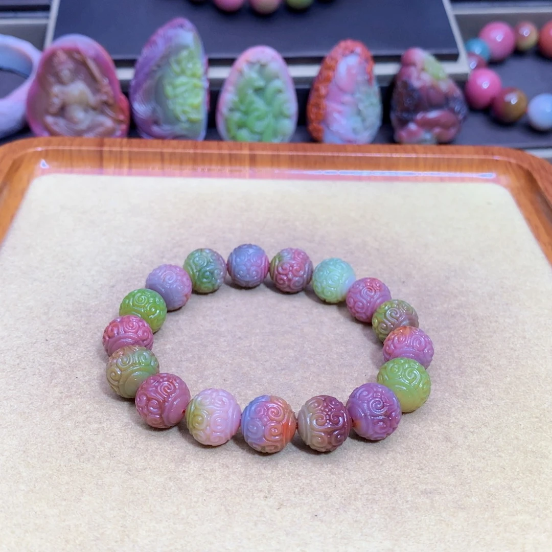 玛瑙未镶嵌手链盐源福利