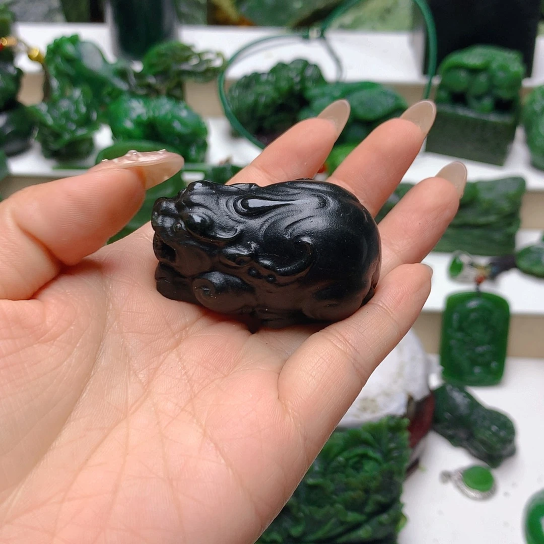 和田玉（碧玉）未镶嵌挂件