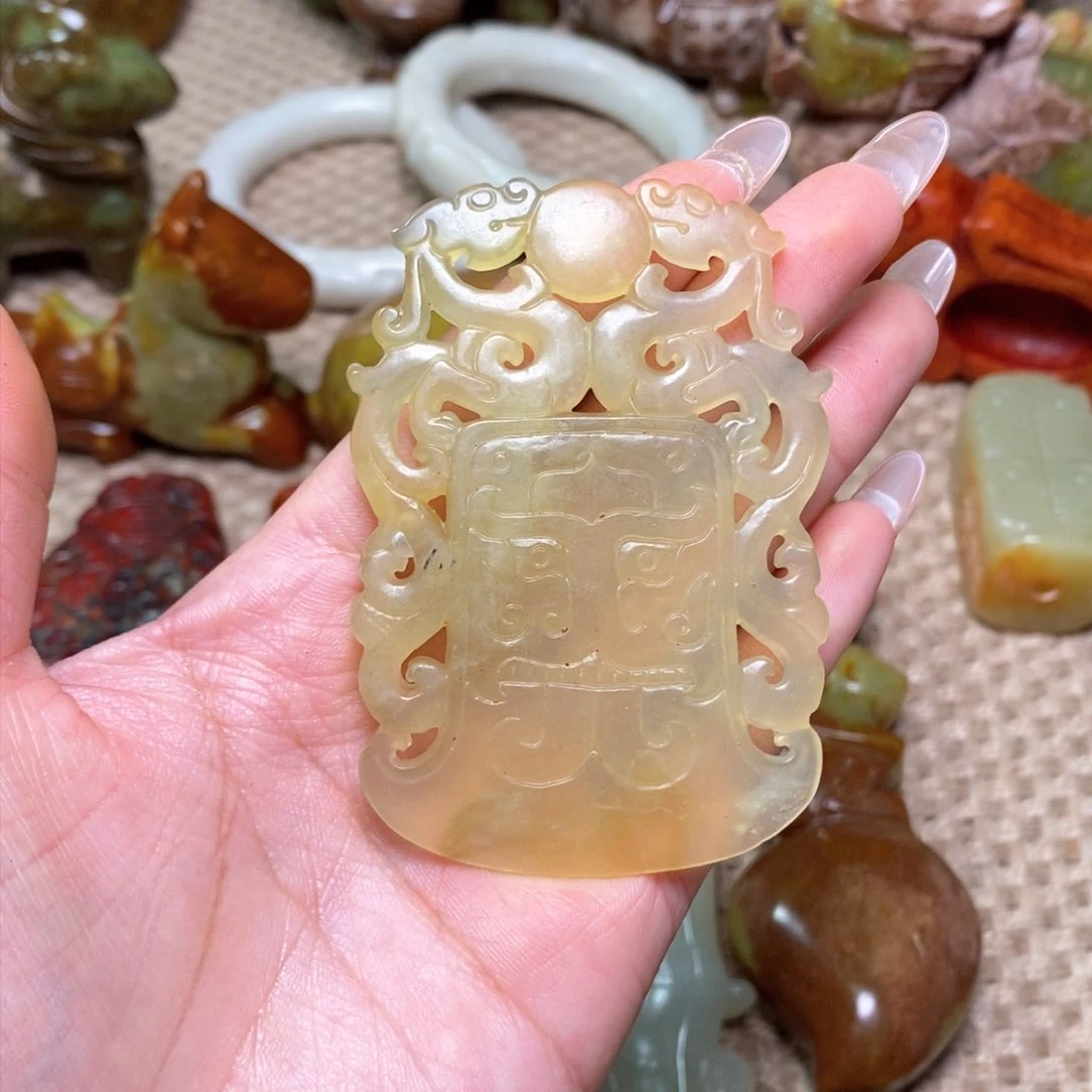 白玉菩提吊坠白玉菩提白玉菩提摆件