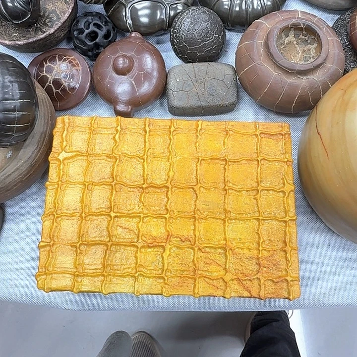 率***哥石材龟纹石，玲珑石