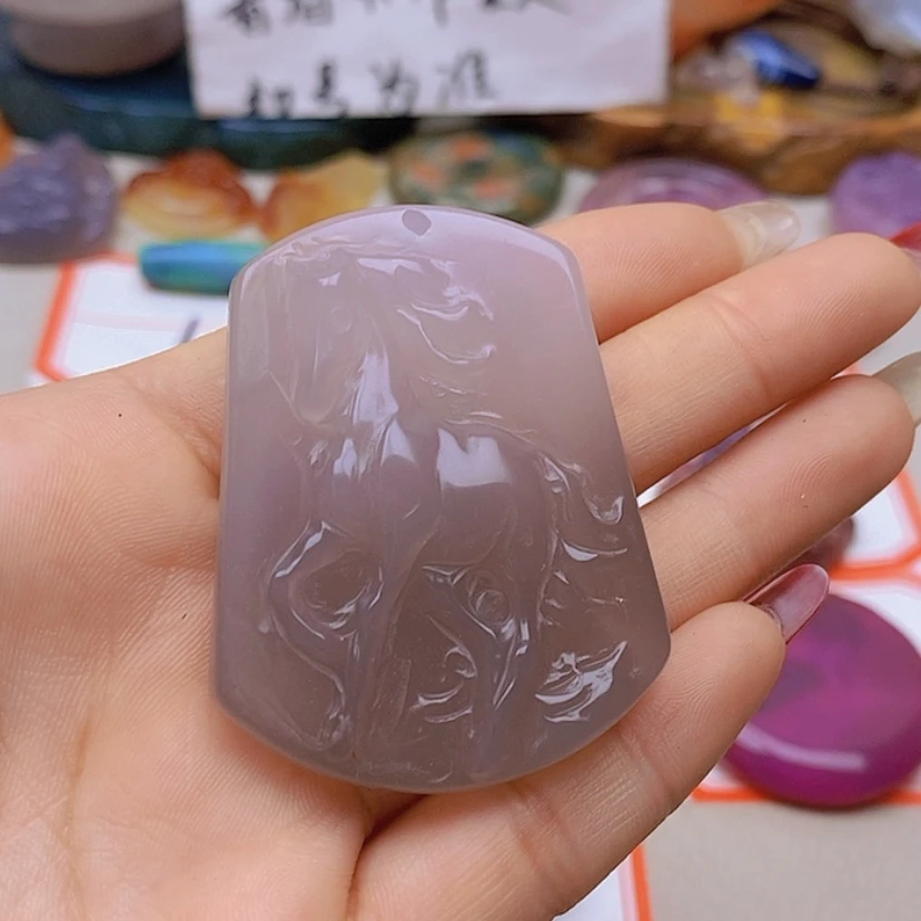 【闪购商品】未镶嵌玛瑙/玉髓珠宝半成品然**物