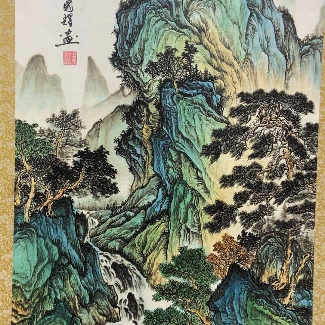 国画w老师手笔手绘作品