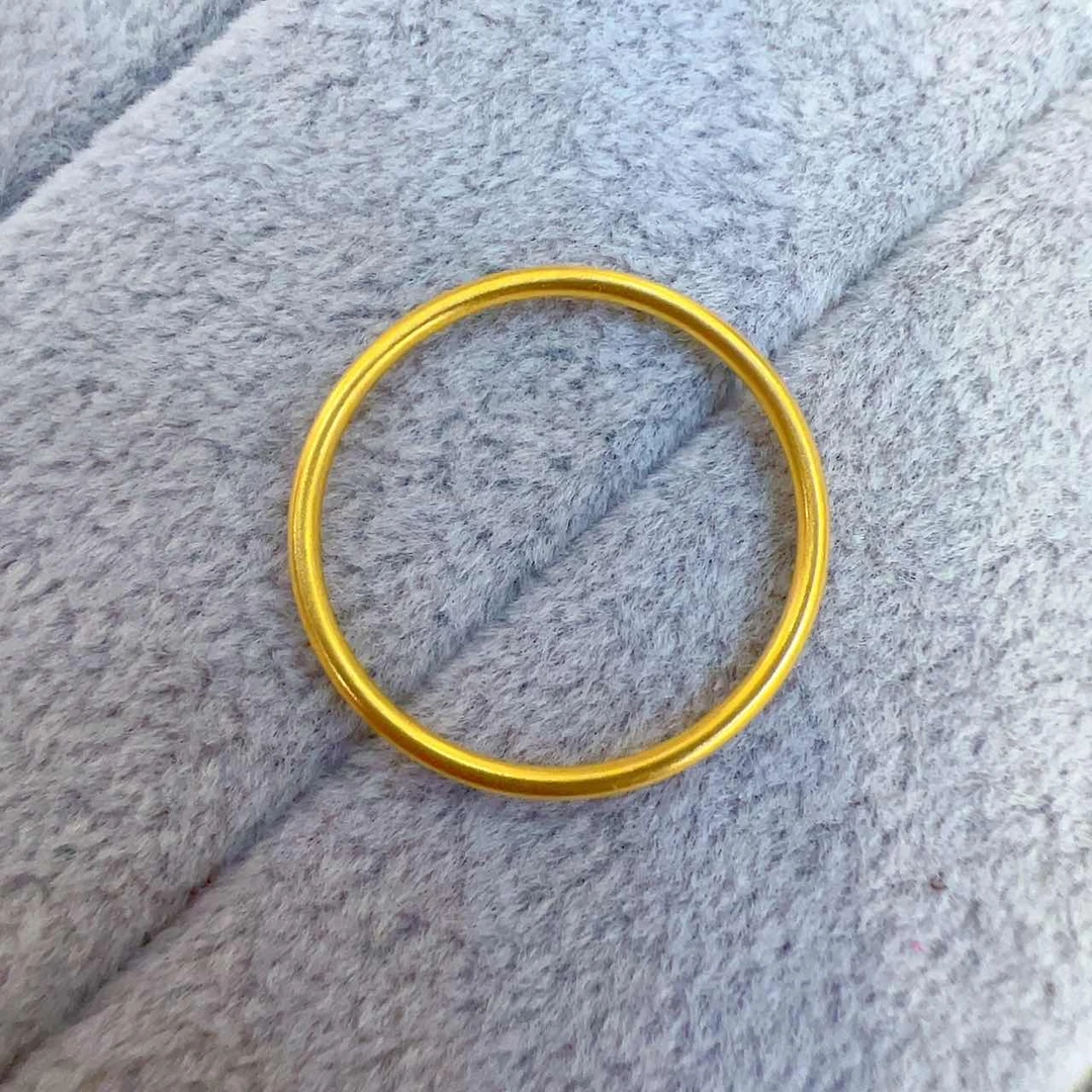 【朱哥金选】足金999磨砂RAZ0145{一个}