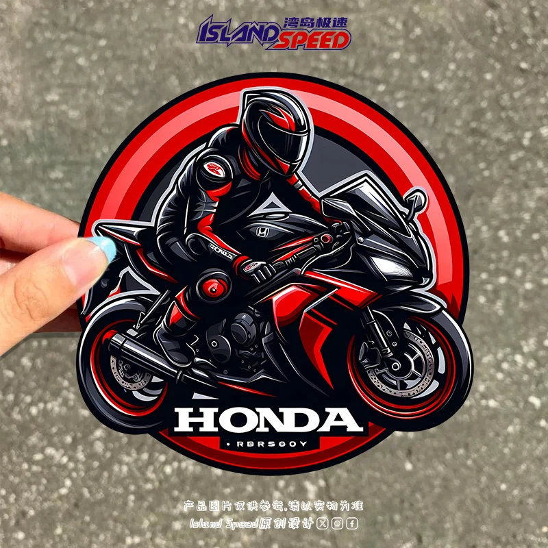 HONDA摩托车贴纸本田创意头盔电动车帅气美式改装贴花
