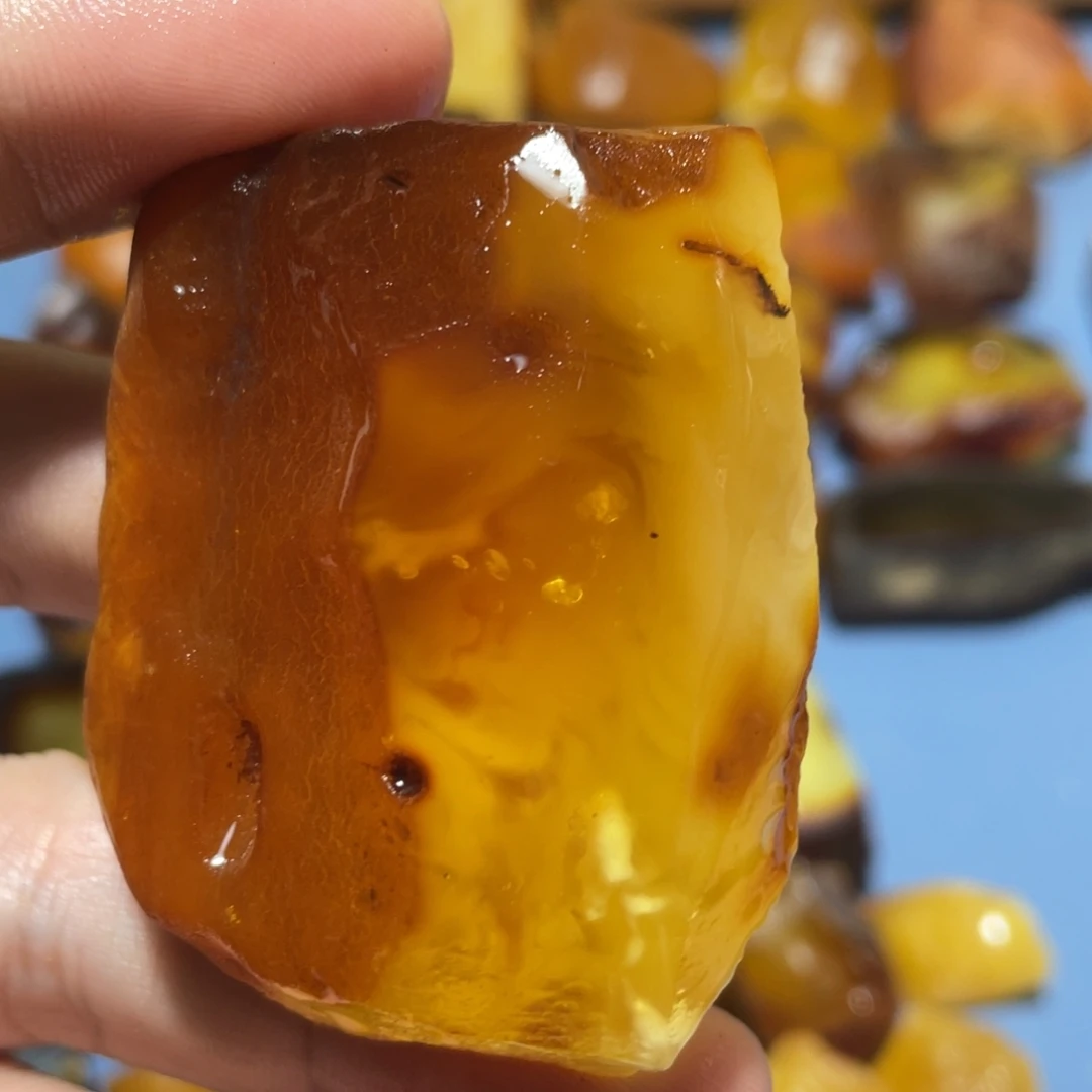 定制蜜蜡未镶嵌531双面牌子或蛋面