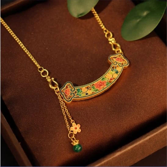 项链 黄色时尚大气简约收藏设计款项链169