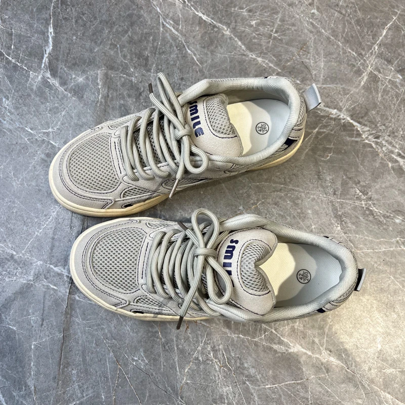 鞋子男款国潮低帮厚底灰色休闲运动板鞋男学生潮流百搭ins潮鞋子