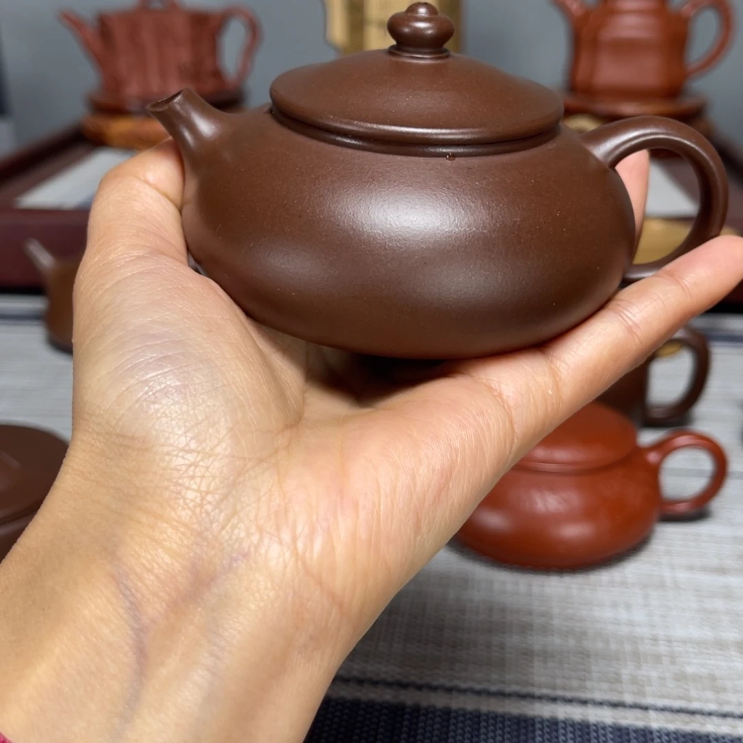 紫砂茶壶诚*半手寒江150cc