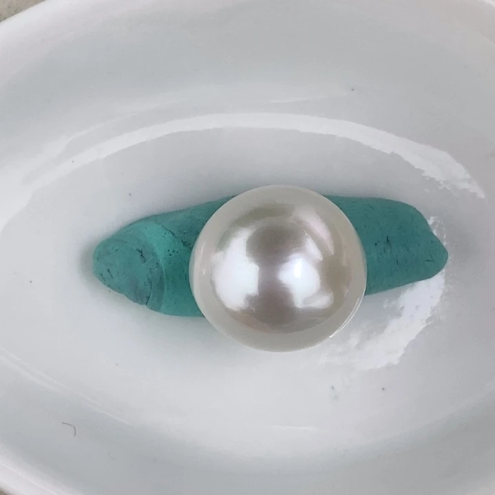 未镶嵌海水珍珠14.7特价极光澳白
