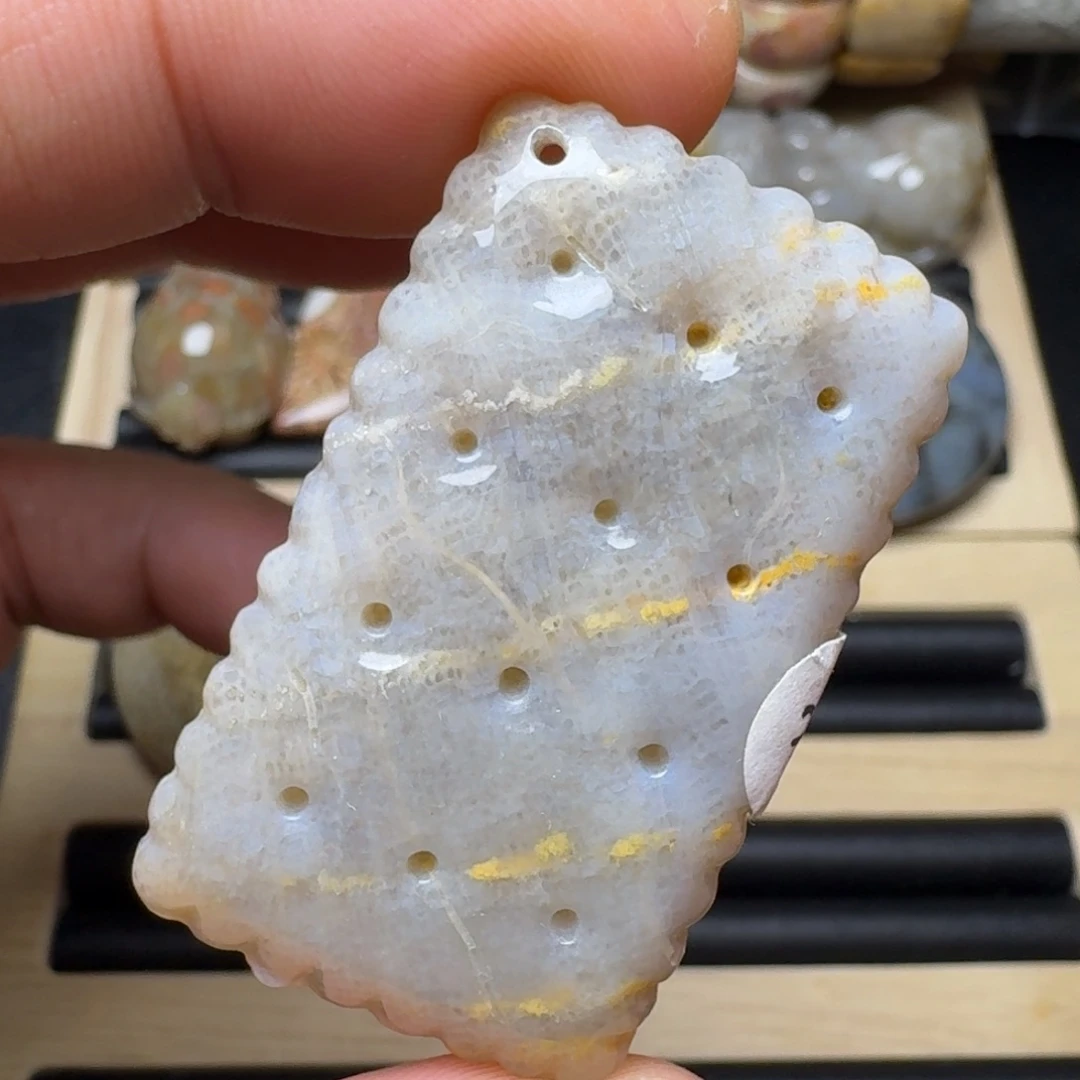 硅化玉未镶嵌纯天然色有机玉石保真色