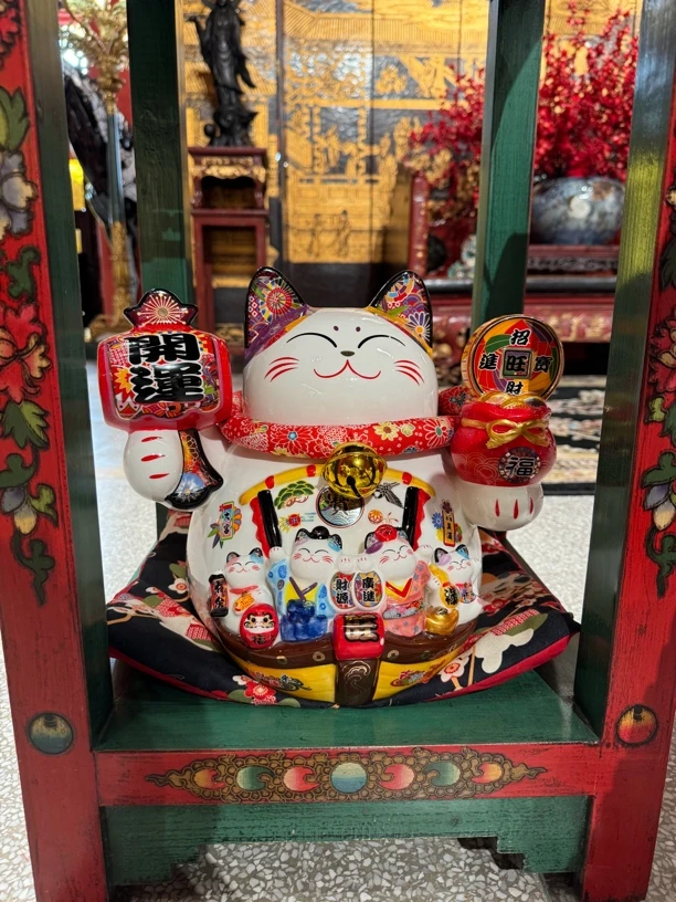 【618专属】眯眼笑招财猫存钱罐开业店铺礼物