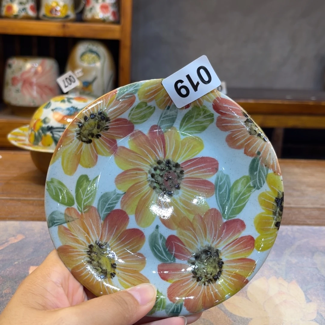瓷片景德镇手工手绘
