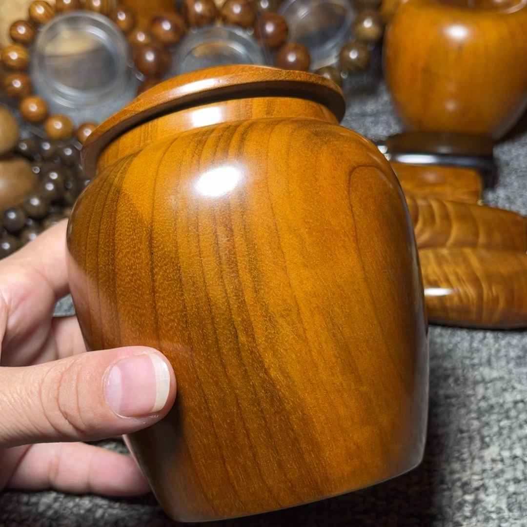 金丝楠茶叶罐福利