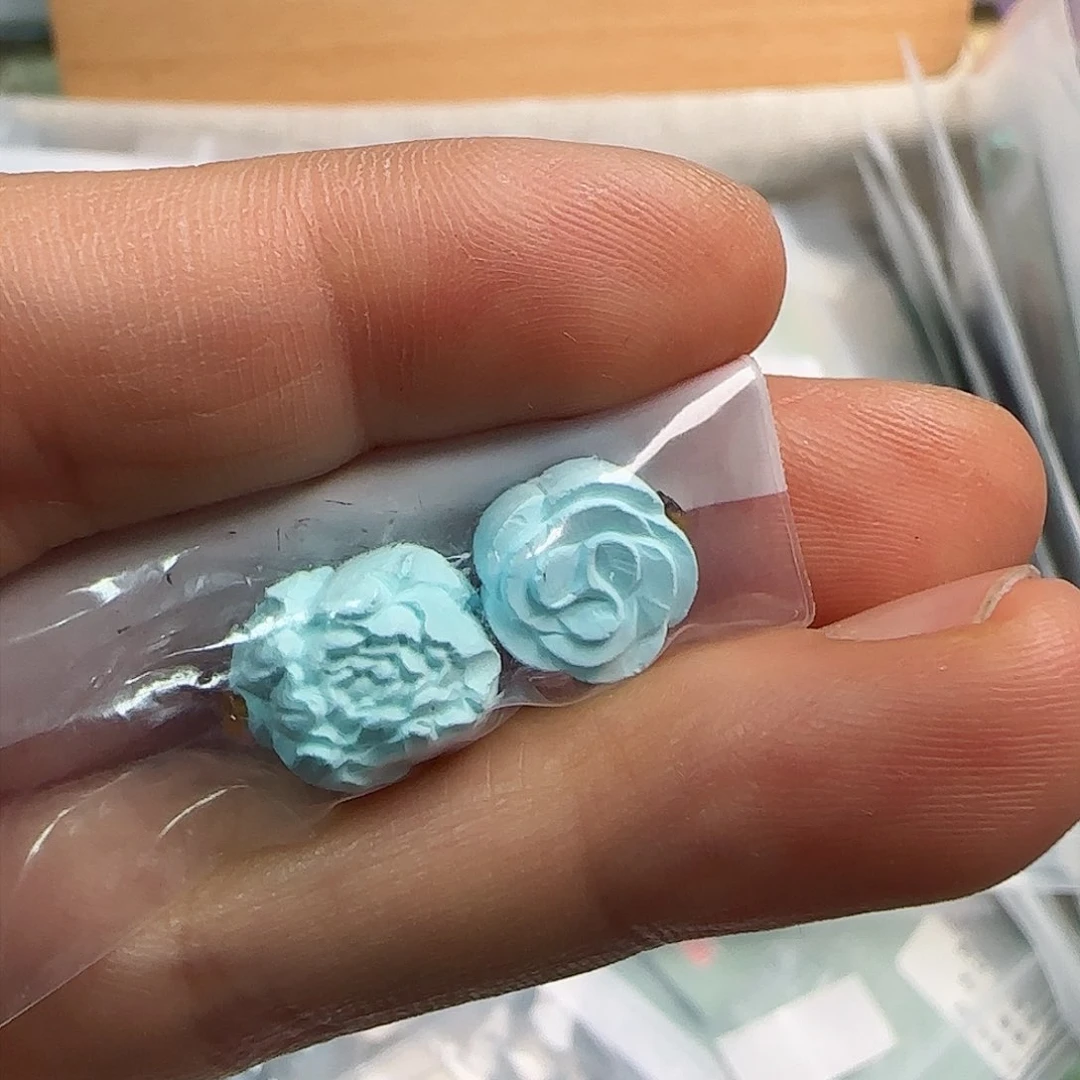 绿松石珠宝半成品未镶嵌