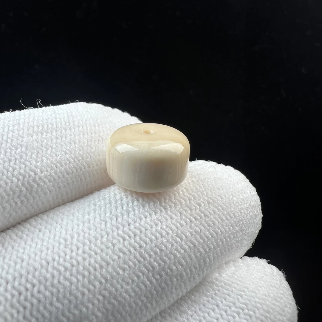 S2780天然猛犸牙扣子13x8mm支持鉴定 假一罚四