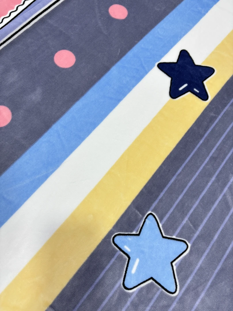 1.5米 幸运星 保暖单面冰雕绒床单