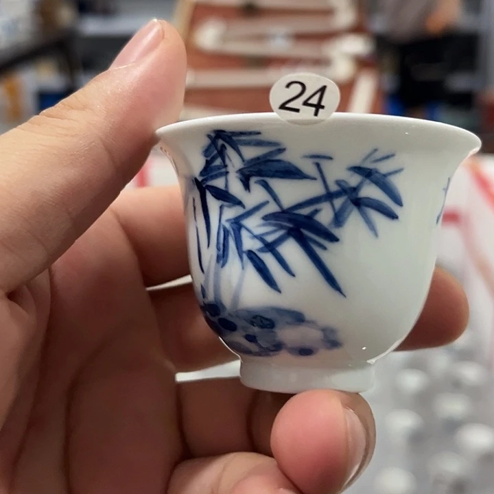 秦***月景德镇手工手绘陶瓷茶具