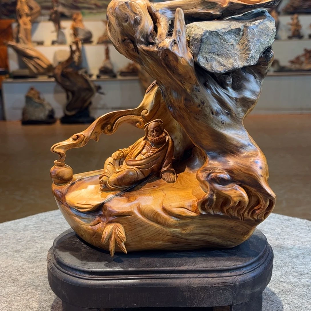 柏木（崖柏）根雕摆件工艺品