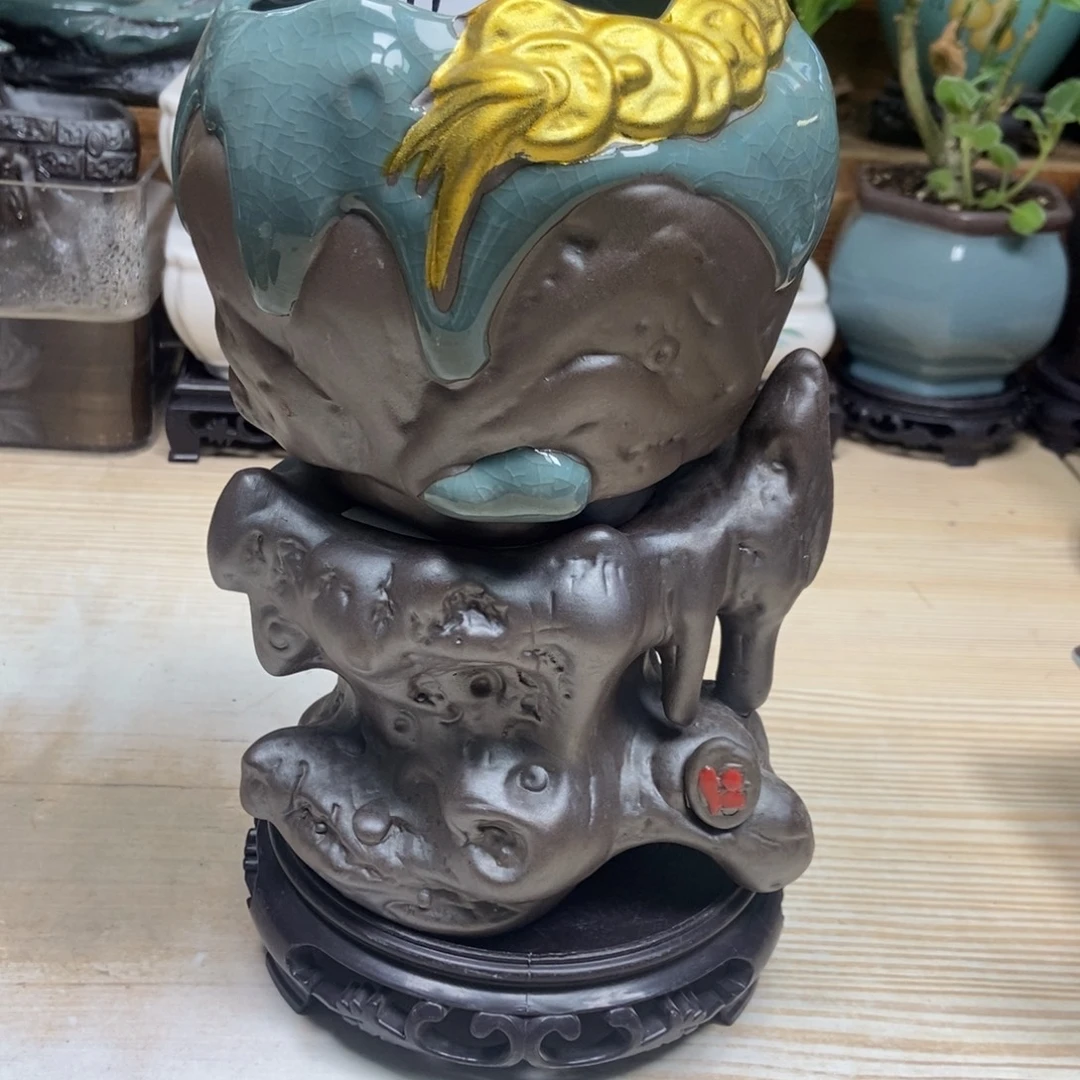 瓷片陶瓷花盆陶瓷艺术
