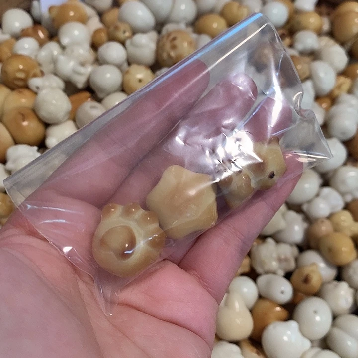 ****产菩提根/象牙果手串象牙果混3颗瑕疵不挑
