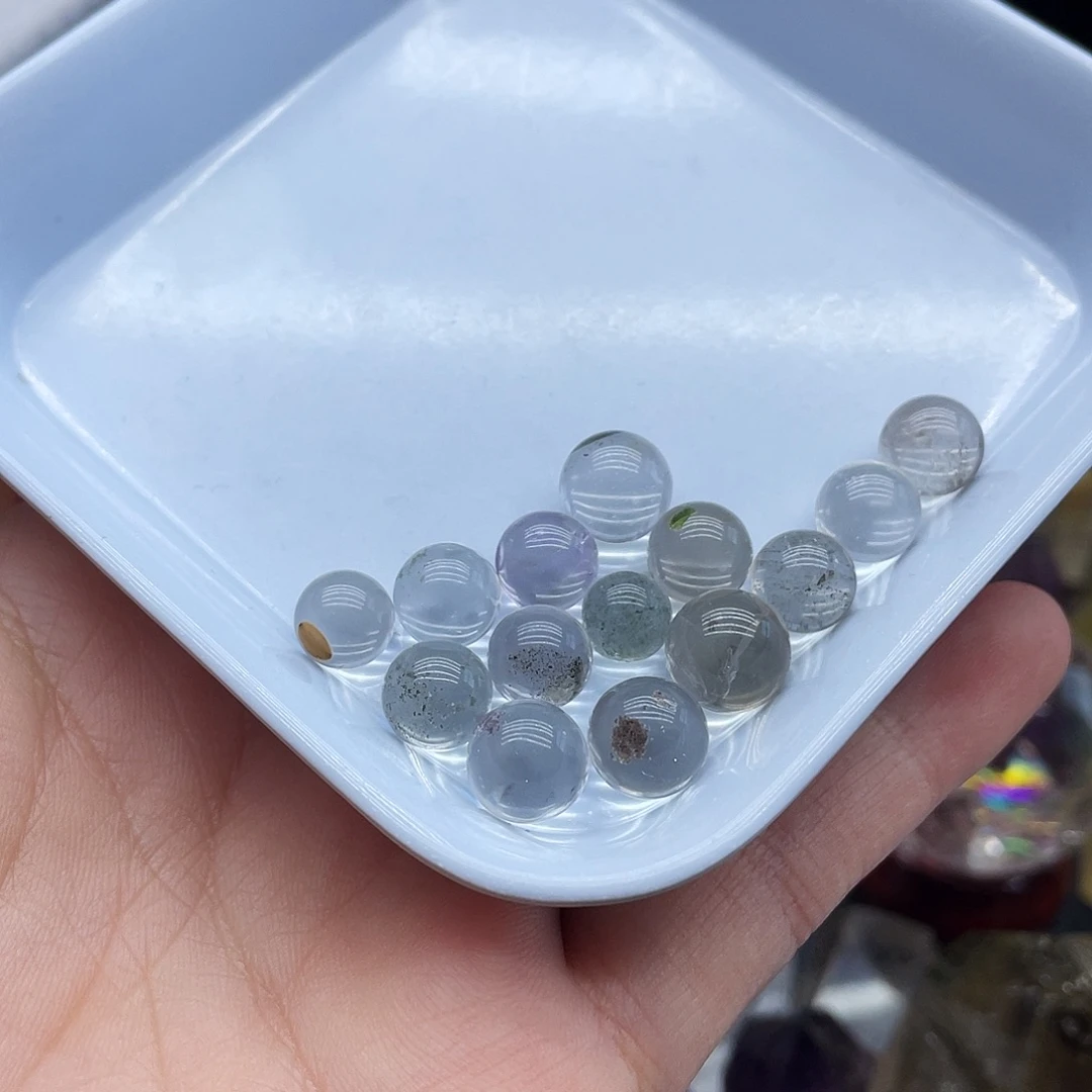 未镶嵌珠宝半成品水晶160幽灵小球