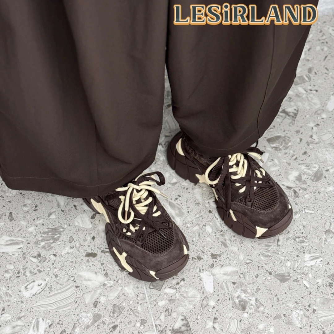 【欧货】冬季厚底增高加绒保暖红色百搭休闲运动鞋女老爹鞋