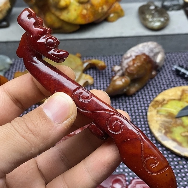 蛇纹石玉合金颈饰