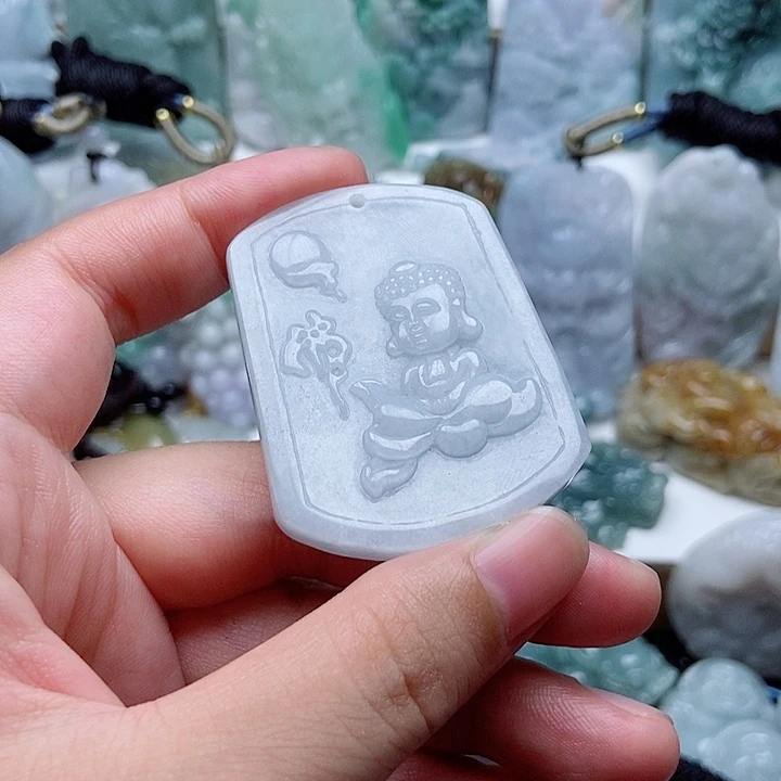 翡翠未镶嵌吊坠(不含链)翡翠