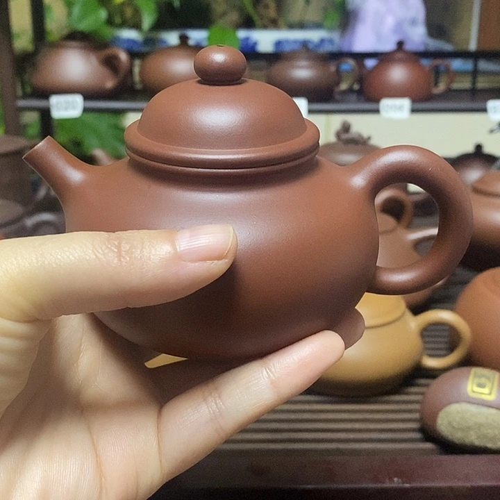 再***煌茶壶紫砂原矿老紫泥容天紫砂茶壶