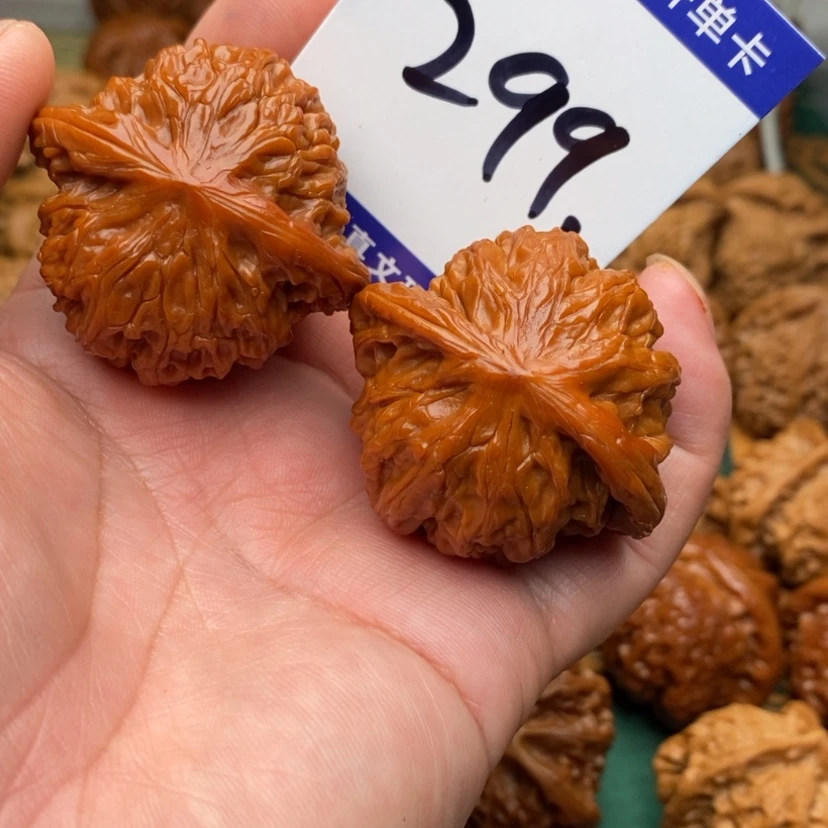 【闪购商品】文玩核桃把件磨盘狮子头43