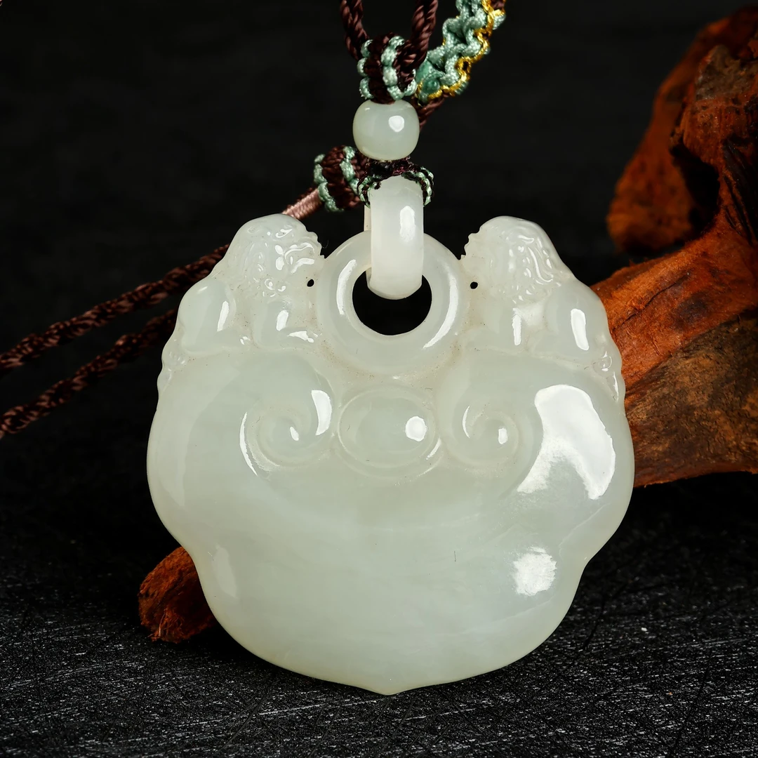 【矿姐珠宝】LYX和田玉事事如意锁