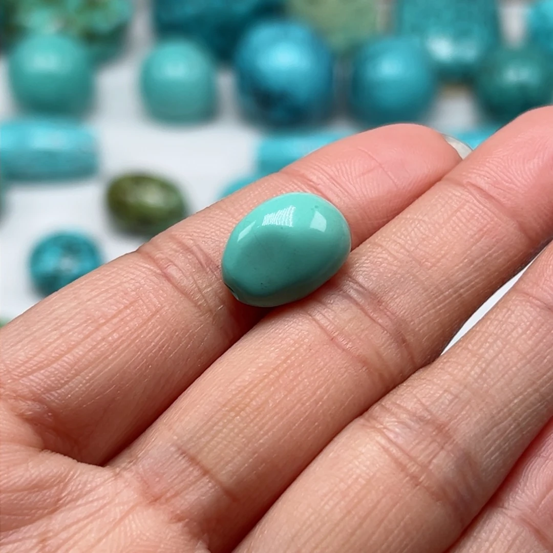 绿松石珠宝奇石未镶嵌喂**柴