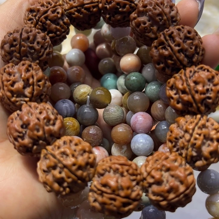 核桃手串/手链1.0:108多宝姑娘玉