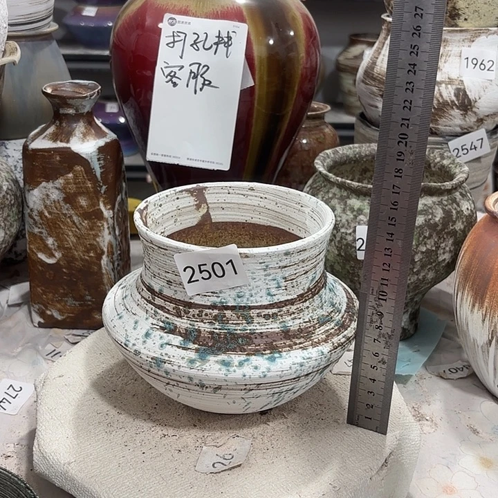 摆件高15，口12，无孔2501
