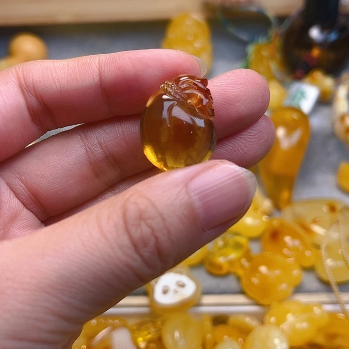 蜜蜡颈饰未镶嵌蜜蜡