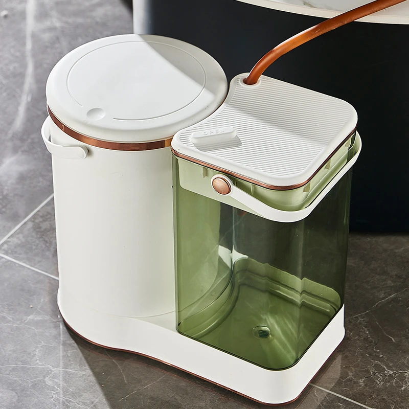 家用茶水桶废水桶泡茶专用垃圾桶茶叶过滤干湿分离茶台茶桌接水桶
