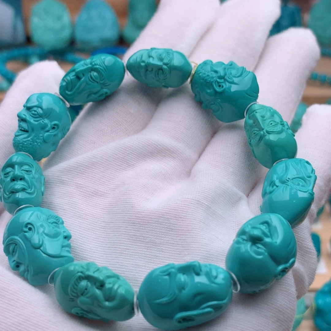 未镶嵌绿松石珠宝奇石