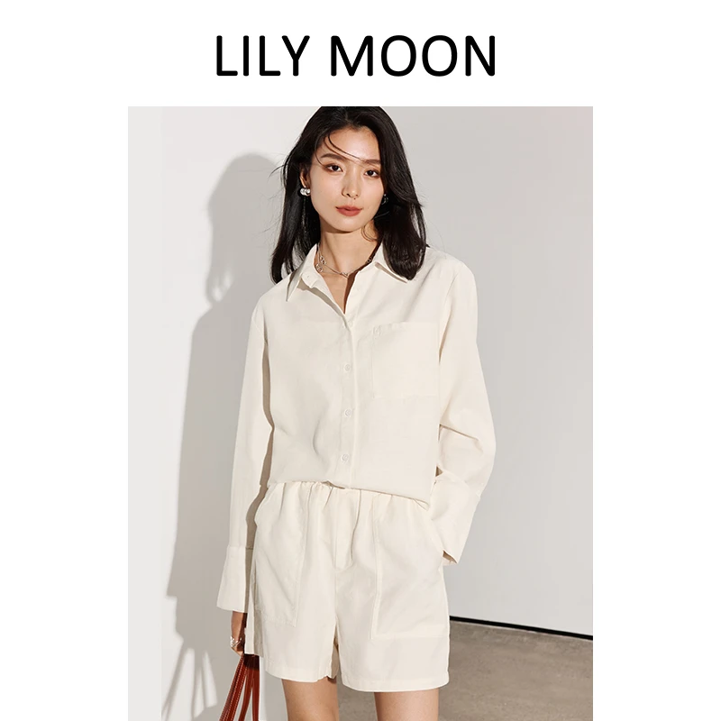 【夏玮玮专属】LILYMOON【南法假日风】棉麻慵懒松驰长袖