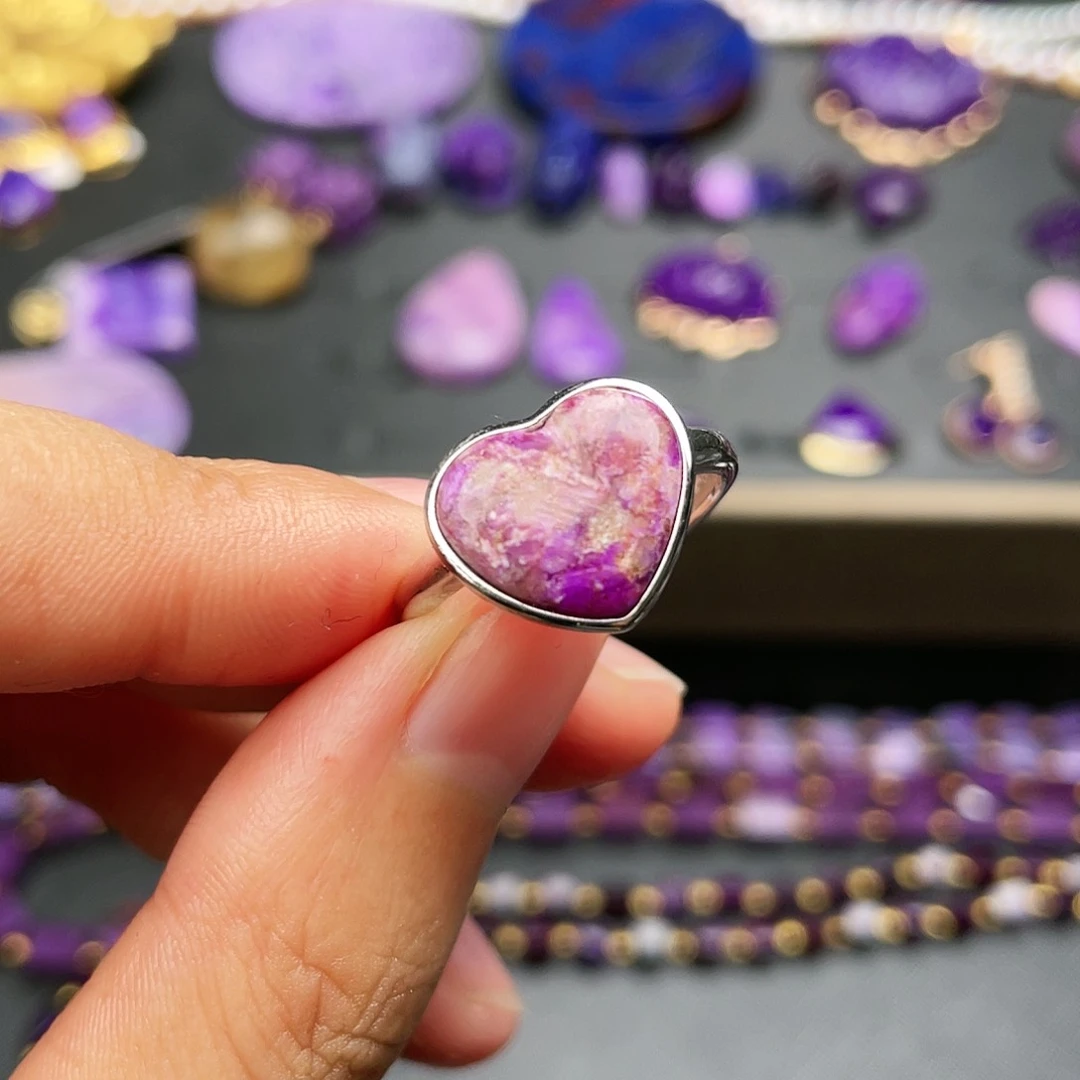 苏纪石（舒俱来）戒指银S925镶嵌