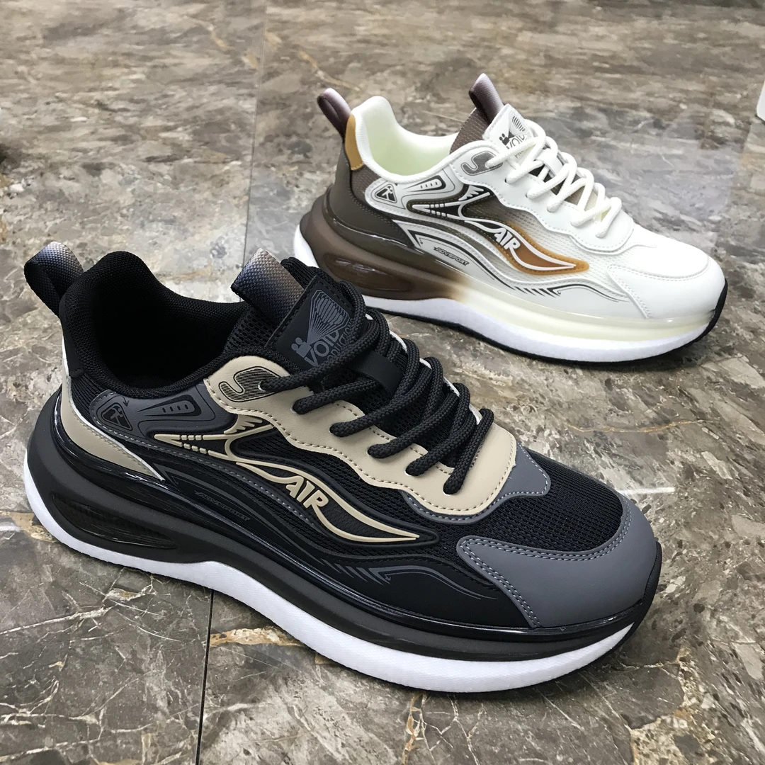 亮2523夏季潮流时尚减震低跟圆头网面鞋舒适厚底休闲鞋