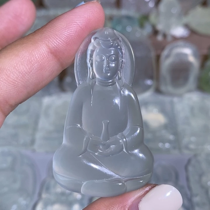 未镶嵌岫玉颈饰吊坠