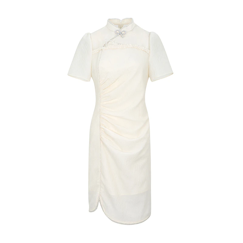 【直播专享】商场同款新品夏季立领连衣裙N194B32900