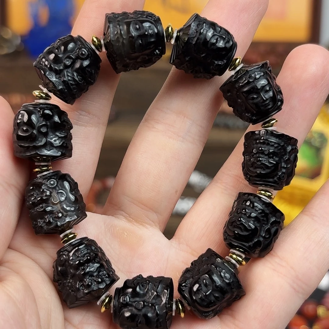 玛瑙/玉髓合金手链0925-41