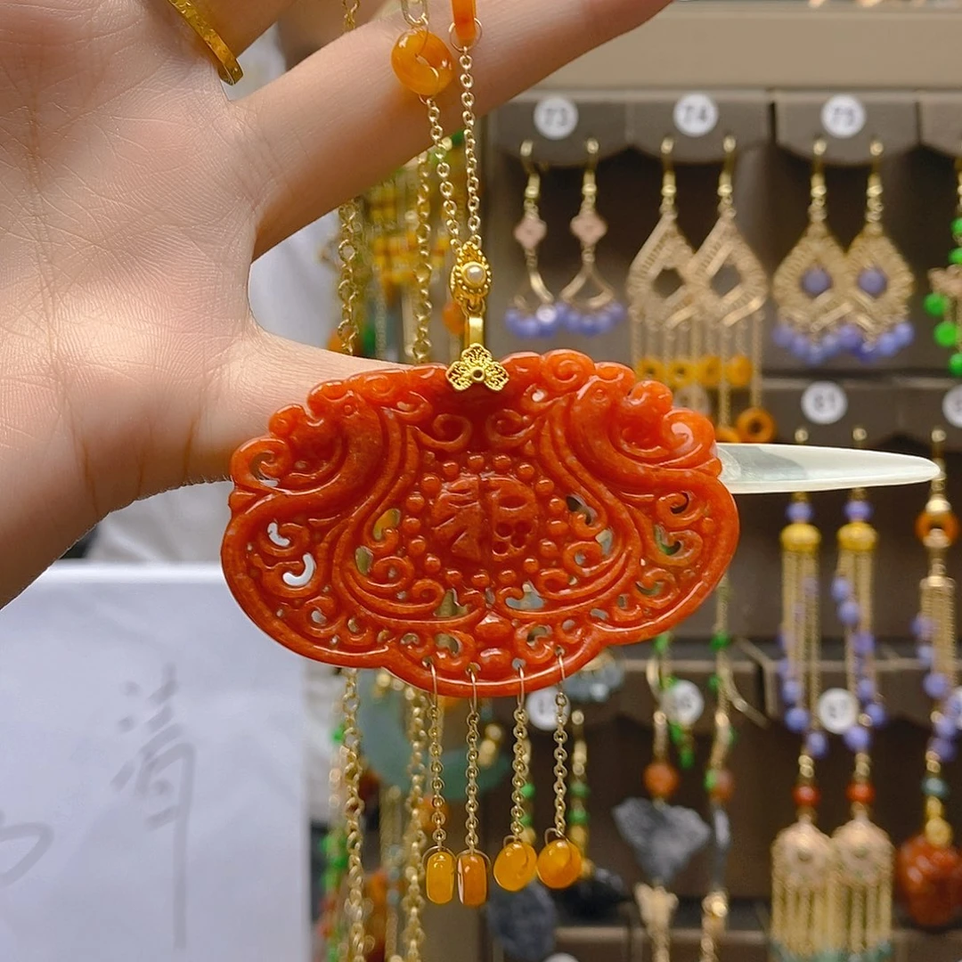 翡翠合金耳饰翡翠