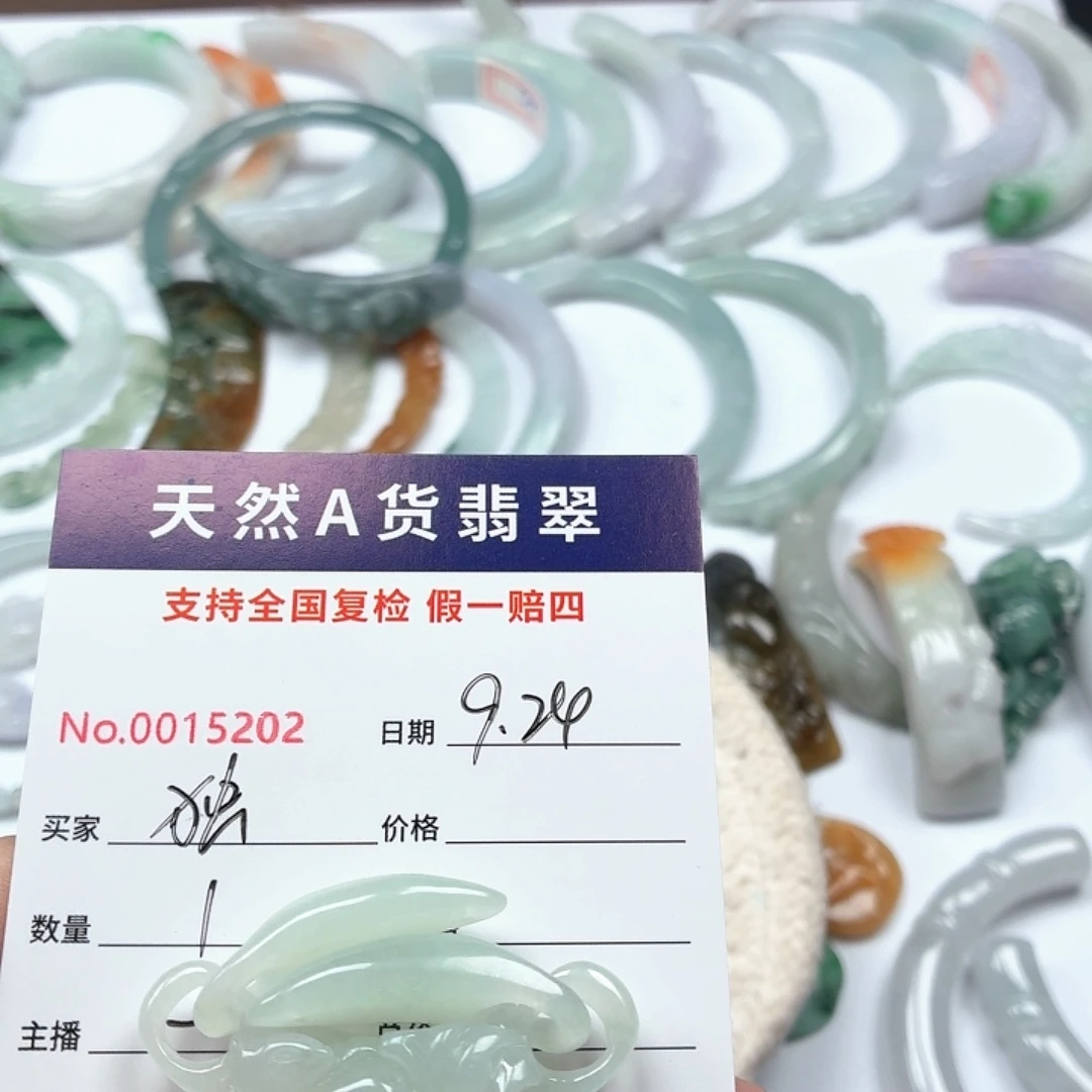 独***酌翡翠未镶嵌颈饰111
