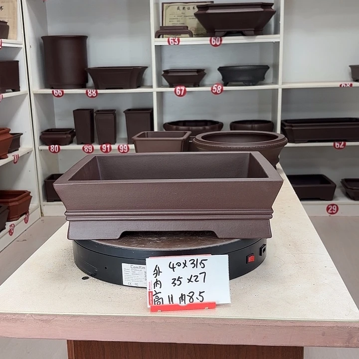 花盆紫砂双中线小