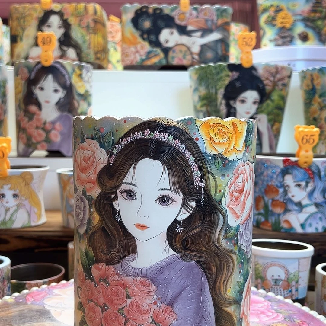 Gogo的精工美女高圆桶盆