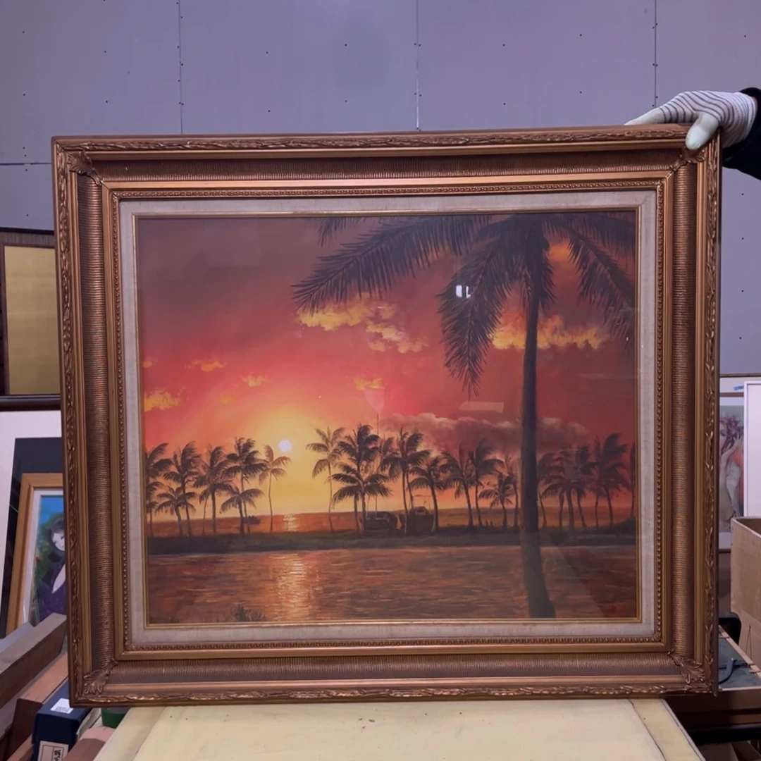 绘画褂**了屏风框画茶空间设计